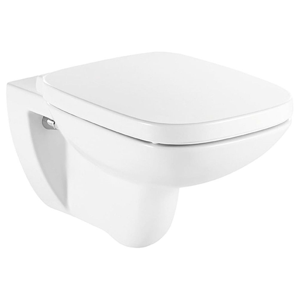 Vas WC suspendat Roca Debba Square Rimless 35x54 cm evacuare orizontala main product photo