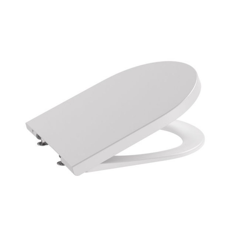 Roca Inspira Round Capac WC soft close, alb (pearl) main product photo