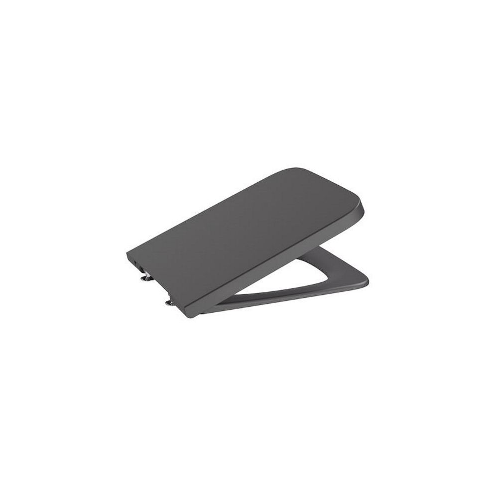 Roca Inspira Square Capac WC soft-close, antracit (onyx) main product photo