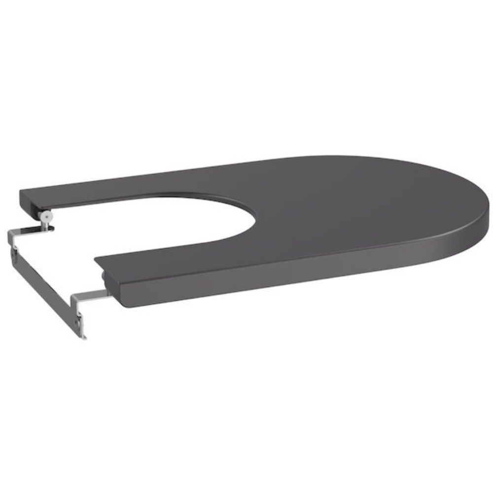 Roca Inspira Round Capac bideu soft close, antracit (onyx) main product photo