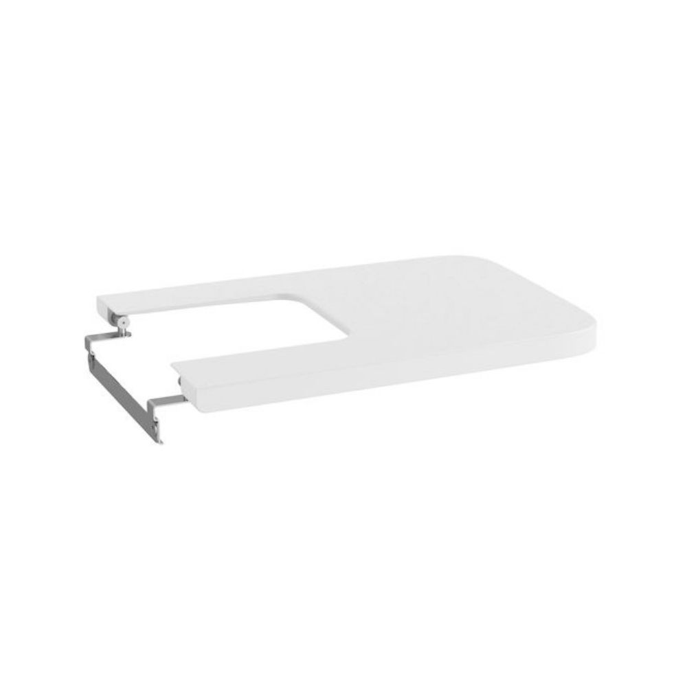 Roca Inspira Square Capac bideu soft close, alb mat main product photo