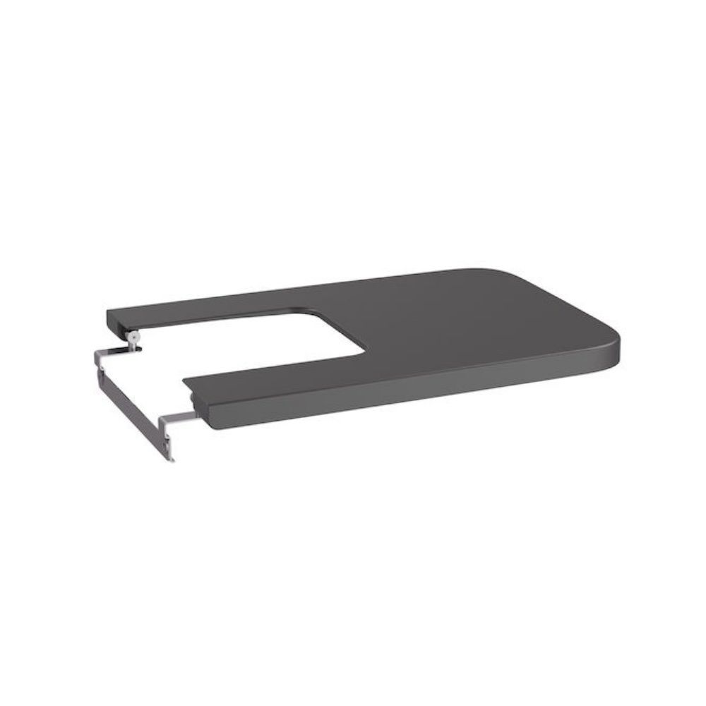 Roca Inspira Square Capac bideu soft close, antracit (onyx) main product photo