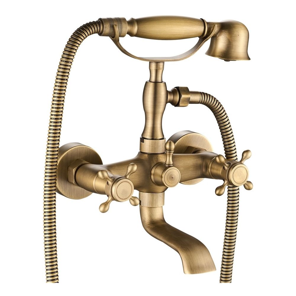 CasaBlanca Epoque Baterie cada dus dubla comanda cu set de dus, bronz mat main product photo