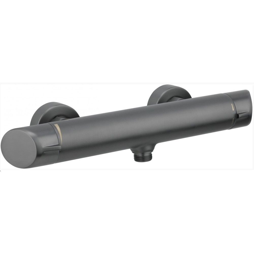 Deante Arnika Baterie dus cu montaj pe perete, antracit main product photo