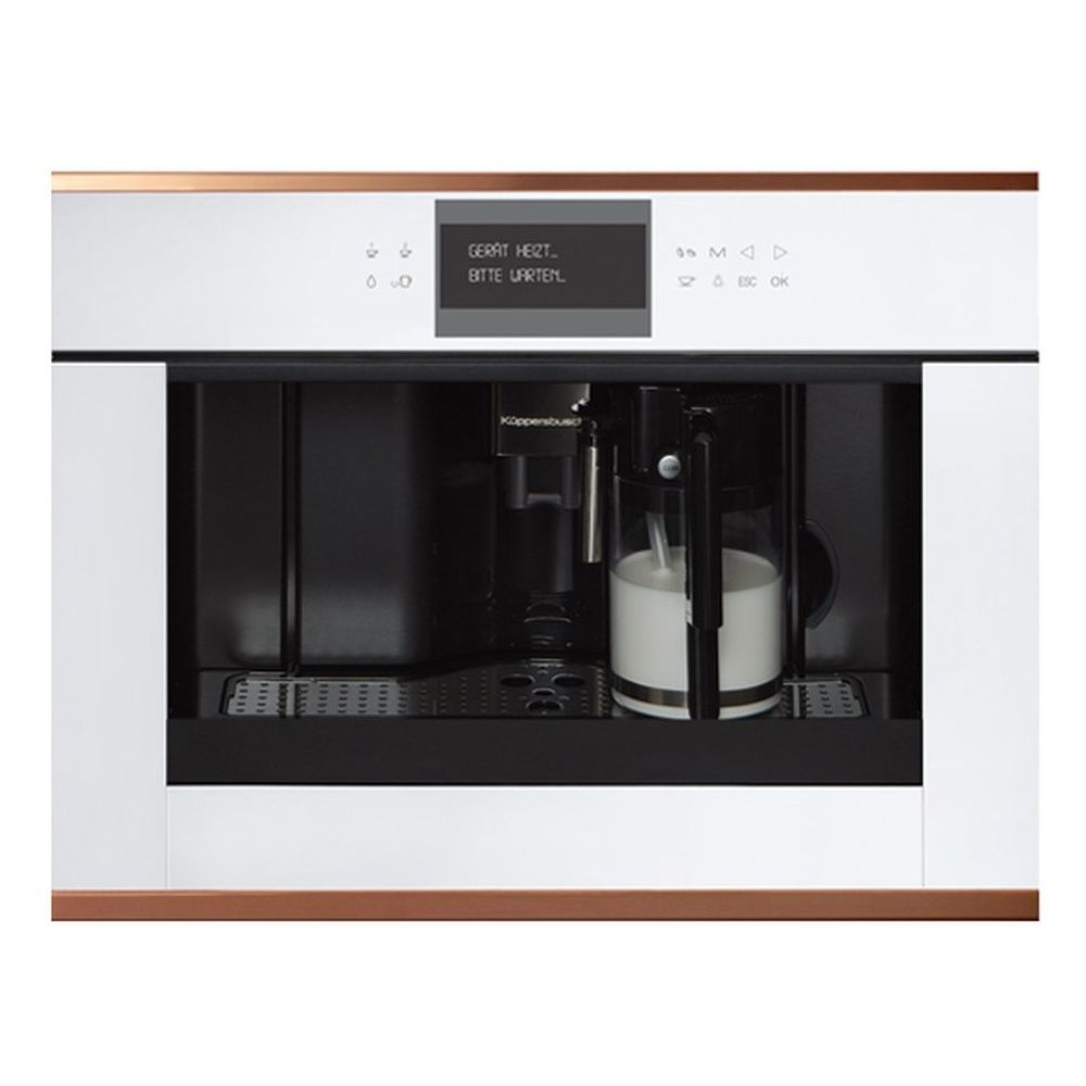 Kuppersbusch Premium+ CKV 6550 Espressor automat compact, alb, design copper main product photo