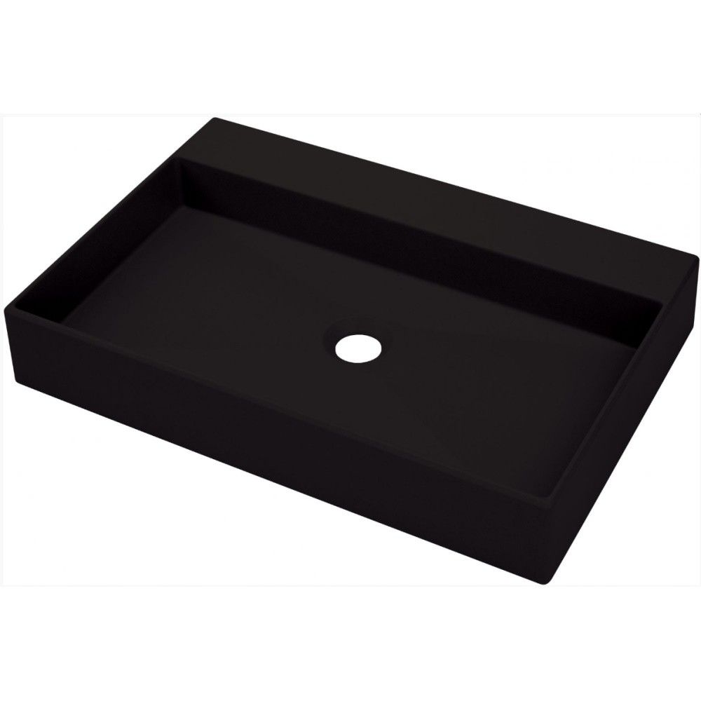 Lavoar baie pe blat, negru Deante Correo 60x40 cm main product photo