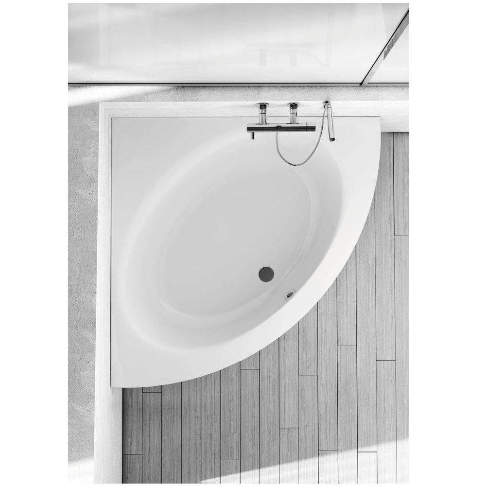 Cada baie de colt semirotunda Ideal Standard Connect Air acril 120x120 cm, set complet main product photo