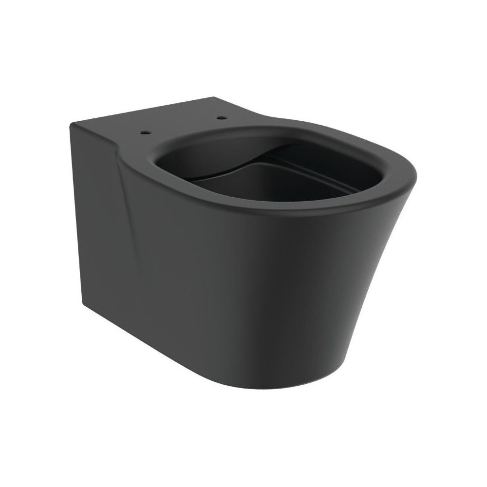 Vas WC suspendat Ideal Standard Connect Air Rimless 36x54 cm evacuare orizontala, negru mat main product photo