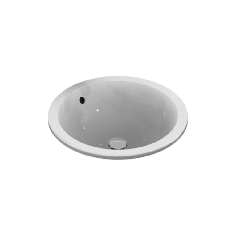 Lavoar baie incastrat, rotund Ideal Standard Connect 38x38 cm, cu preaplin si fara gaura main product photo