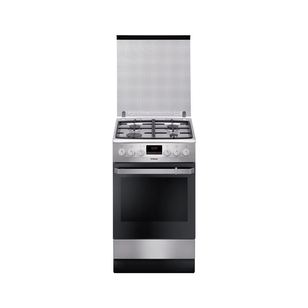 Hansa FCMX582509 Aragaz mixt, 4 arzatoare, aprindere electrica, crom main product photo