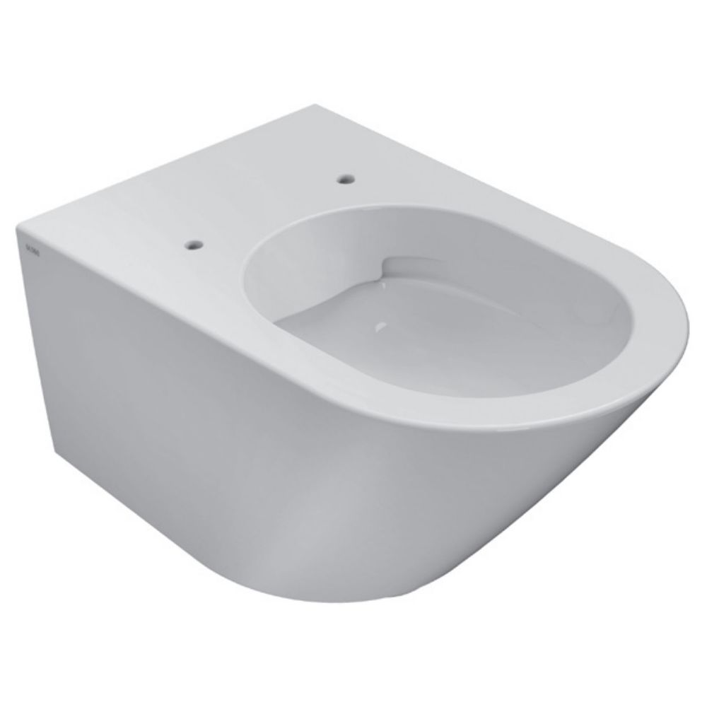 Vas WC suspendat Globo Forty3 Rimless 36x57 cm evacuare orizontala, alb mat main product photo