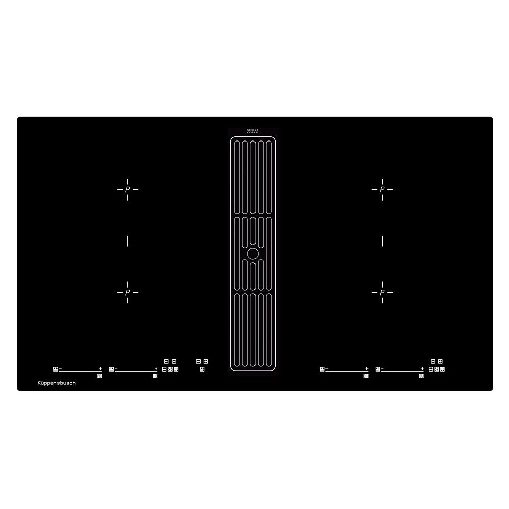 Kuppersbusch Profession+ KMI 9800.0 SR Plita inductie cu hota downdraft 90x52 cm, negru main product photo