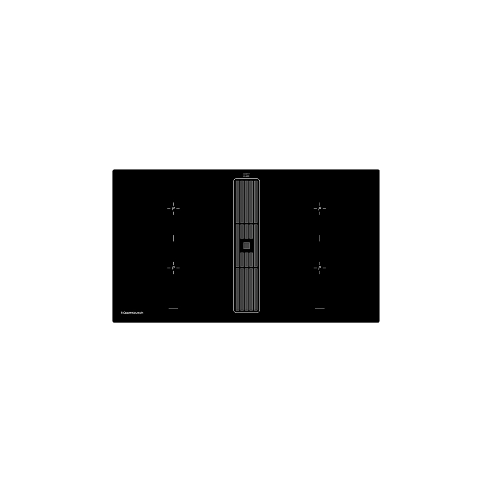 Kuppersbusch Profession+ KMI 9850.0 SR Plita inductie cu hota downdraft 90x52 cm, negru main product photo