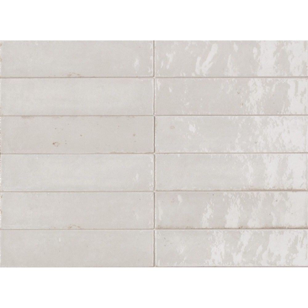 Gresie exterior / interior portelanata alba 6x24 cm, Marazzi Lume White Lux main product photo