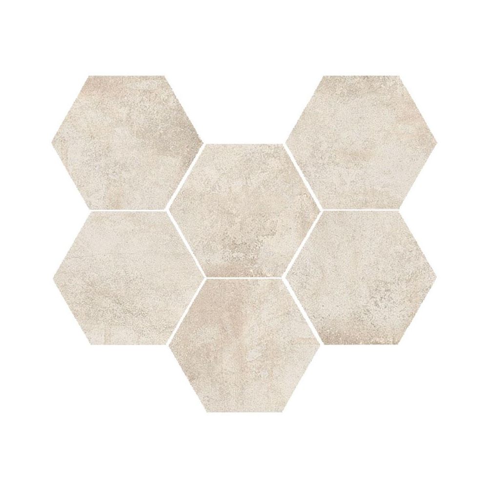 Gresie interior portelanata alba 21x18.2 cm, Marazzi Clays Cotton main product photo