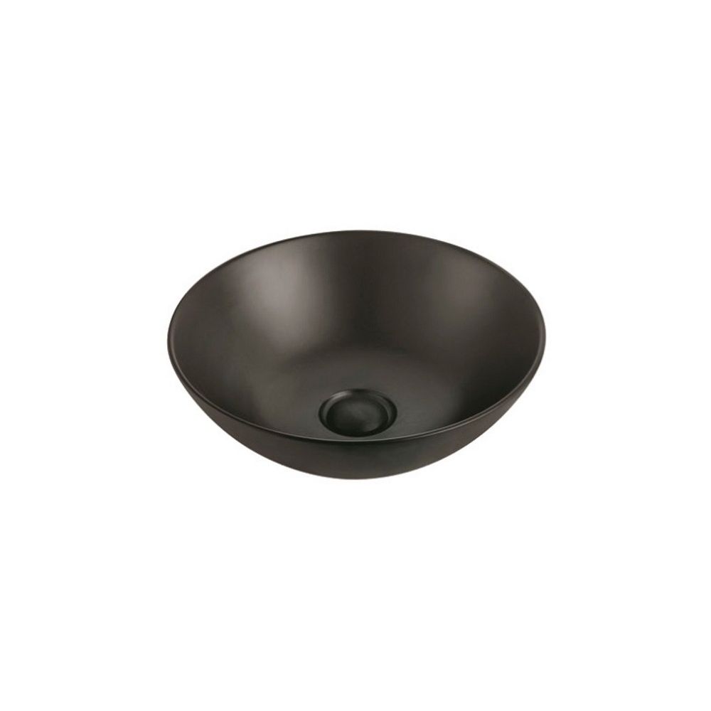 Lavoar baie pe blat, negru, rotund Fluminia Sexy-Black 40x40 cm main product photo