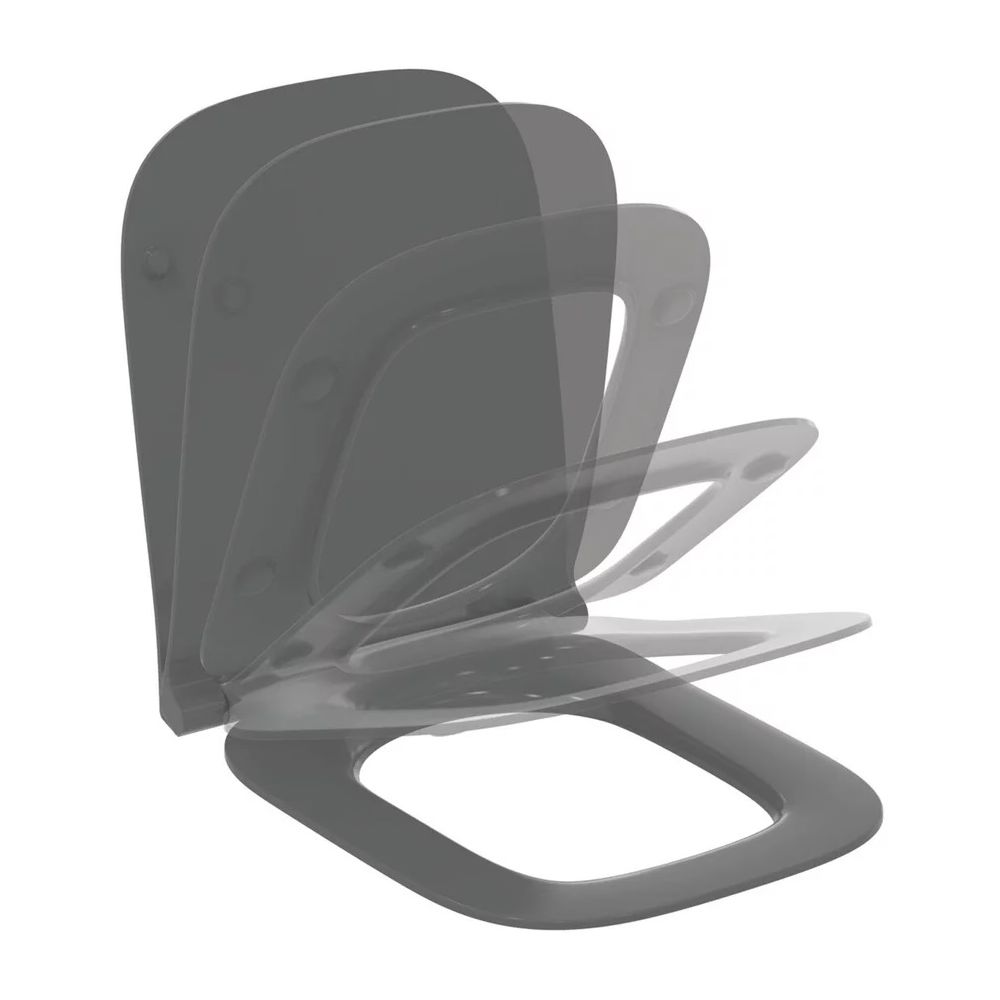 Ideal Standard I.Life B Slim Capac WC soft-close, gri inchis main product photo