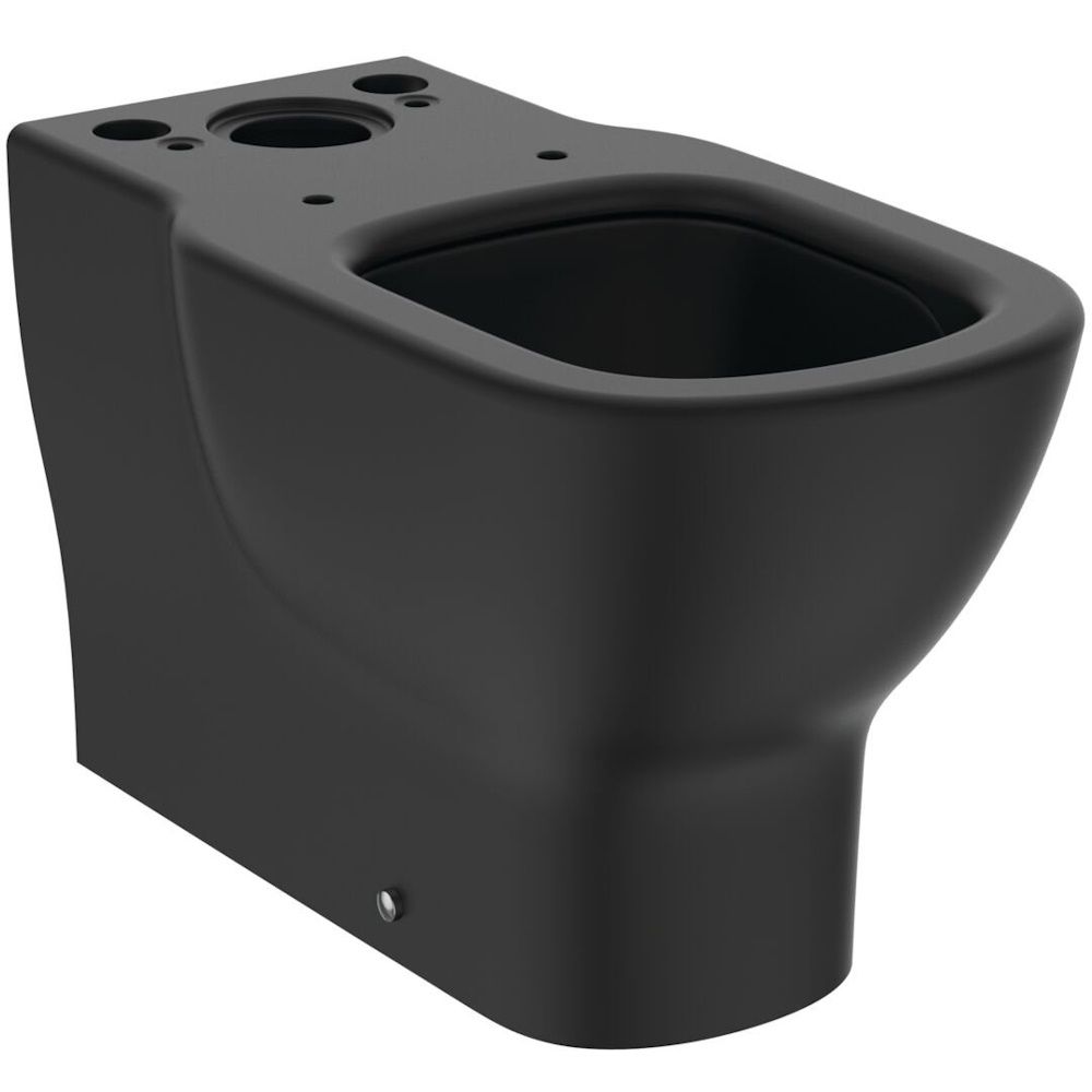 Vas WC pe pardoseala Ideal Standard Tesi AquaBlade 36x66 cm evacuare orizontala, negru mat main product photo