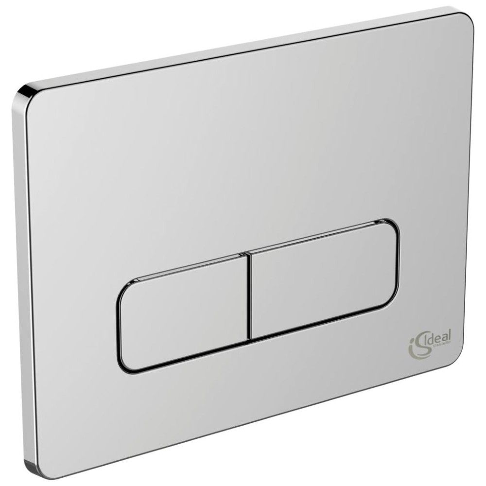Ideal Standard Clapeta de actionare WC dual-flush, colturi rotunjite, crom main product photo