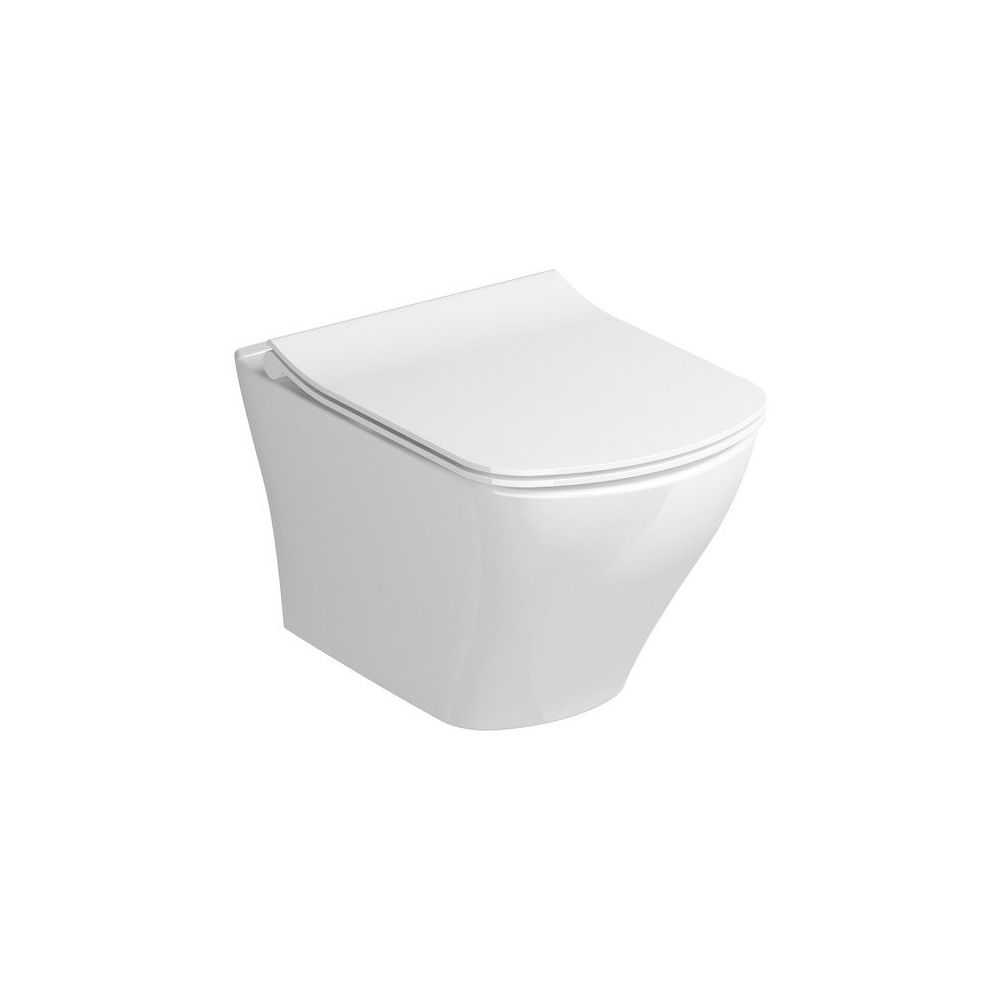 Vas WC suspendat Ravak Classic RimOff Rimless 37x51 cm evacuare orizontala, alb main product photo