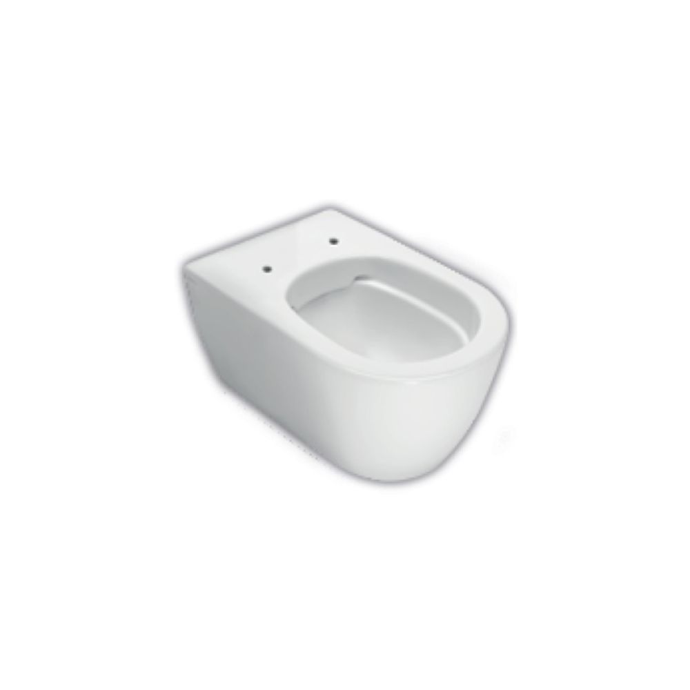 Vas WC suspendat Hatria Fusion Compact Rimless 35x48 cm evacuare orizontala main product photo