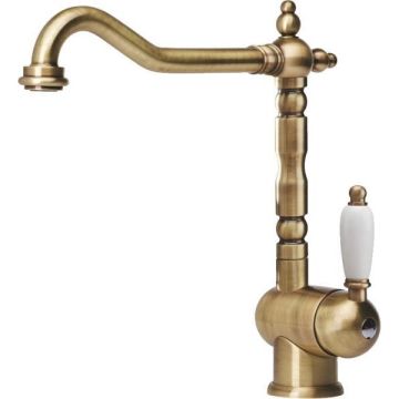 Franke Old England Baterie chiuveta bucatarie monocomanda, bronz