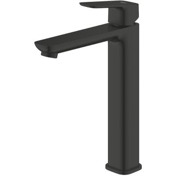 Baterie lavoar pe blat Grohe Cubeo, marime XL, negru mat