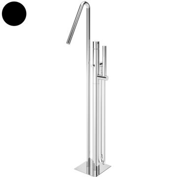 Bruma Lusa Baterie cada freestanding cu maner rotund, negru mat (night sky)