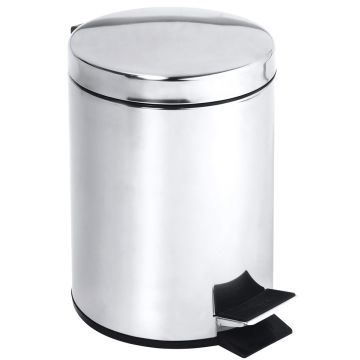 Bemeta Hotel Cos de gunoi rotund 30 litri, inox