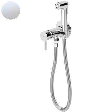 Bruma Baterie bideu monocomanda cu dus igienic, alb (pure white)