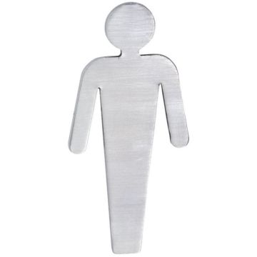 Bemeta Home Indicator toaleta pentru barbati, inox mat