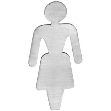 Bemeta Home Indicator toaleta pentru femei, inox mat