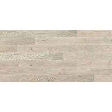 Barlinek Pure Line Parchet lemn triplustratificat, alb (stejar bianco grande lacuit)