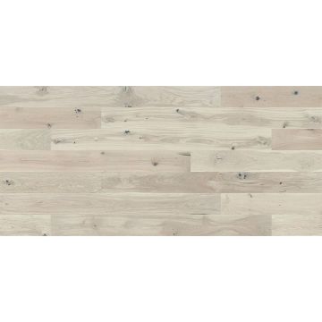 Barlinek Pure Line Parchet lemn triplustratificat, alb (stejar mont blanc grande lacuit si baituit)