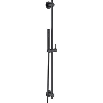 Kludi Nova Fonte Puristic 1S Set dus cu bara 90 cm, negru mat
