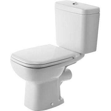 Vas WC pe pardoseala Duravit D-Code 35x65 cm evacuare orizontala