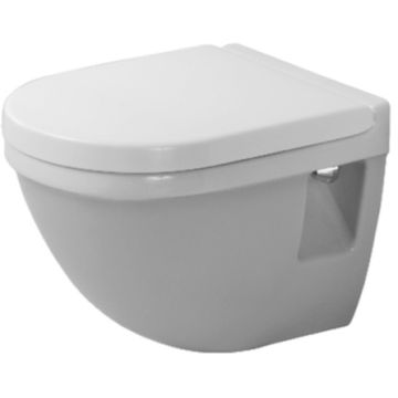 Vas WC suspendat Duravit Starck 3 36x48 cm evacuare orizontala