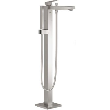 Grohe Eurocube Baterie cada freestanding, aspect inox (supersteel)