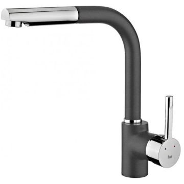 Teka Ark 938 FM Baterie chiuveta bucatarie monocomanda cu dus extractibil, negru (schwarzmetallic)