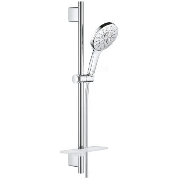 Grohe Rainshower SmartActive 130 Set dus cu bara 60 cm si savoniera, crom