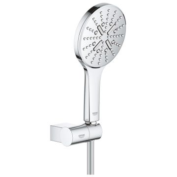 Grohe Rainshower Eco SmartActive 130 Set dus cu suport reglabil, crom