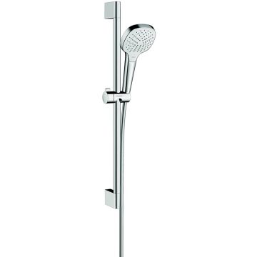 Hansgrohe Croma Select E Vario Set dus cu bara, alb/crom