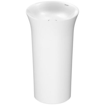 Lavoar baie freestanding, rotund Duravit White Tulip 50x50 cm