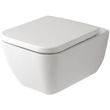 Vas WC suspendat Gala Emma Square 36x54 cm evacuare orizontala