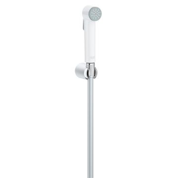 Grohe Tempesta-F Trigger 30 Dus igienic cu suport, furtun 125 cm, alb