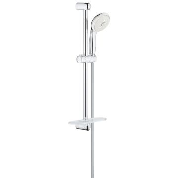 Grohe New Tempesta 100 Set dus cu bara 60 cm, savoniera, 3 jeturi