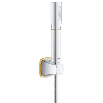 Grohe Grandera Set dus cu suport, crom/auriu