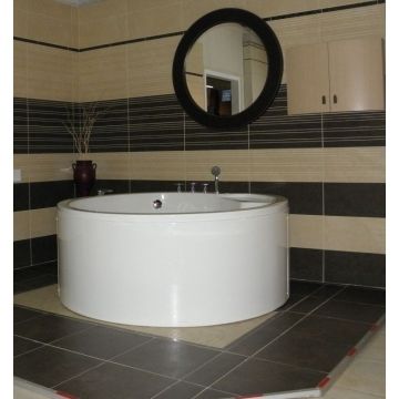 Cada freestanding rotunda Belform Luna acril Ø160 cm