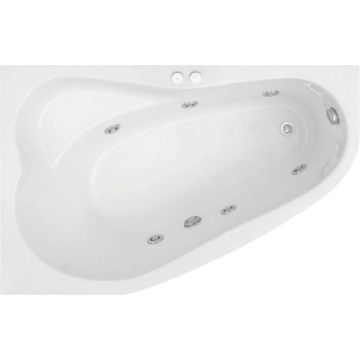 Belform Mistika Cada cu hidromasaj 150x100 cm, varianta dreapta