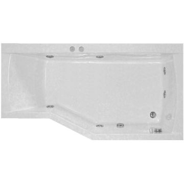 Belform Noa Cada cu hidromasaj 170x70/90 cm, varianta dreapta